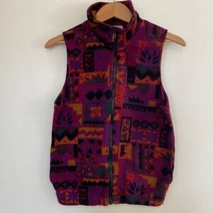 Vintage fleece vest sz.XS